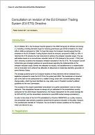 Response to the Consultation on revision of the EU Emission Trading System (EU ETS) Directive