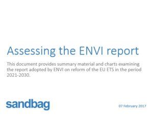Assessing ENVI and ETS