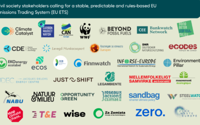 Don’t Ruin the EU ETS! Joint NGO Letter to the European Council